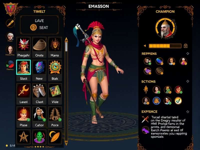 Warrioress Mace Champion gameplay screenshot
